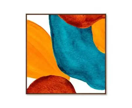 Репродукция картины на холсте Forms and colors, composition No18 (105)