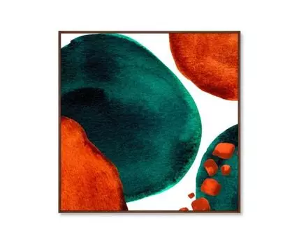 Репродукция картины на холсте Forms and colors, composition No26 (105)