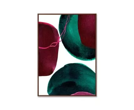 Репродукция картины на холсте Forms and colors, composition No31 (105)