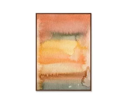 Репродукция картины на холсте Hot summer evening sky (105)