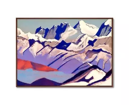 Репродукция картины на холсте Эверест, 1936г. (мультиколор, 105)