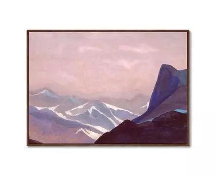 Репродукция картины на холсте Перевал Сугет, 1936г. (мультиколор, 105)