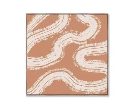 Репродукция картины на холсте Snow road (105)