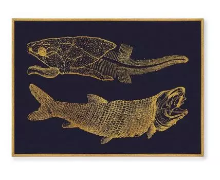 Репродукция картины на холсте The Medieval period Art Collection, No 8, V-XV вв. (мультиколор, золотистый, 75)