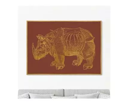 Репродукция картины на холсте The Medieval period Art Collection, No 29, V-XV вв. (мультиколор, золотистый, 75)