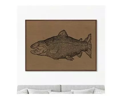 Репродукция картины на холсте The Medieval period Art Collection, No 28, V-XV вв. (мультиколор, орех, 75)