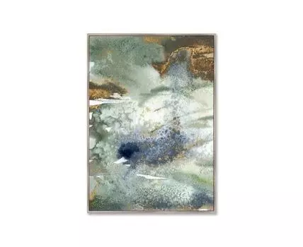 Репродукция картины на холсте The rain is falling (мультиколор, 105)