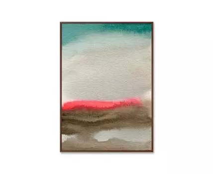 Репродукция картины на холсте The setting sun (105)