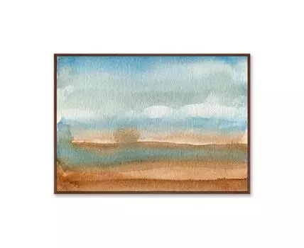 Репродукция картины на холсте Valley landscape (105)