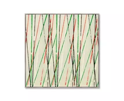 Репродукция картины на холсте Vintage print of Japanese textile №17, 1904г. (мультиколор, 105)