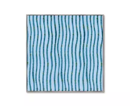 Репродукция картины на холсте Vintage print of Japanese textile №80, 1904г. (мультиколор, 105)