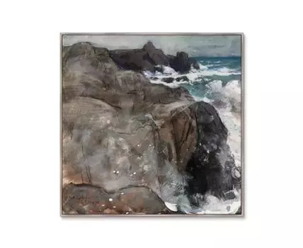 Репродукция картины на холсте Youth Bearing Some Leaves, 1762г. (Коричневый, 75)