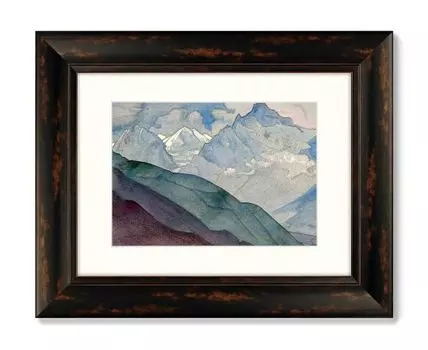 Репродукция картины в раме Гора Колокола, 1932г. (темно-коричневый, 50,5)