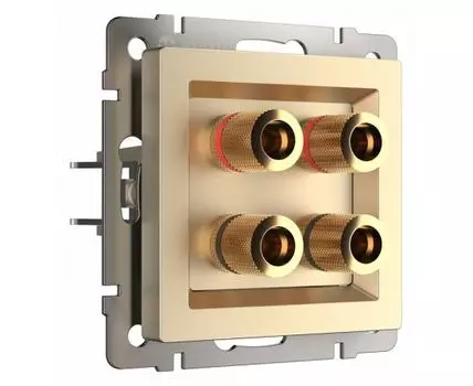 Розетка акустическая без рамки Werkel шампань W1185011