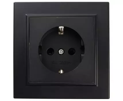 Розетка без заземлением и шторками Stekker Эрна 39479