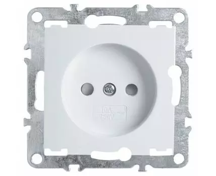 Розетка без заземления и с шторками, без рамки Stekker PST00-9109 39316