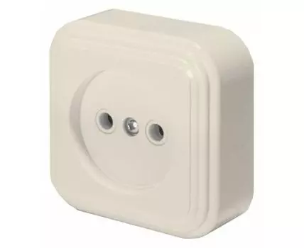 Розетка без заземления Stekker Брест 49061