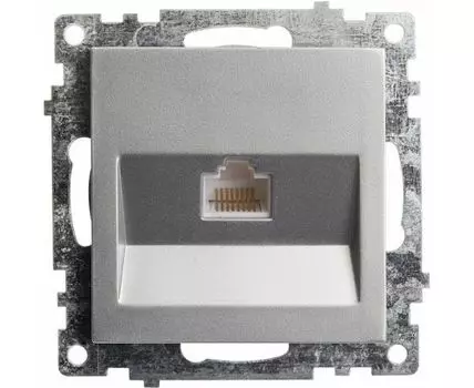 Розетка Ethernet RJ-45 без рамки Stekker Катрин 39585