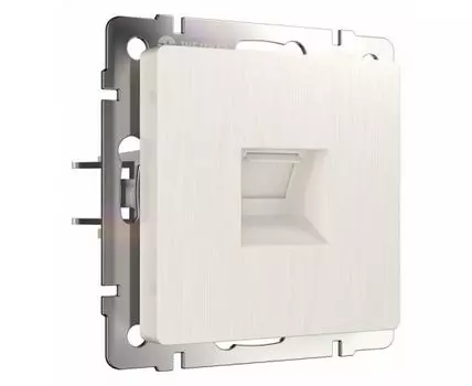 Розетка Ethernet RJ-45 без рамки Werkel перламутровый рифленый W1181013