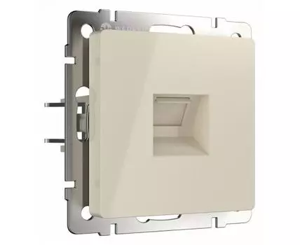 Розетка Ethernet RJ-45 без рамки Werkel Слоновая кость W1181003