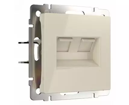 Розетка Ethernet RJ-45 без рамки Werkel слоновая кость W1181103