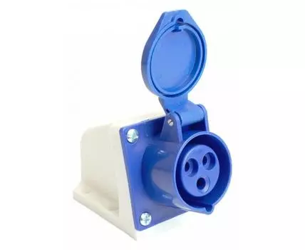 Розетка переносная разборная 2P+PE с крышкой Stekker ST 49432