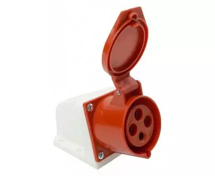 Розетка переносная разборная 2P+PE с крышкой Stekker ST 49436
