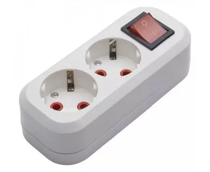 Розетка переносная разборная с заземлением Stekker Бруна 39013