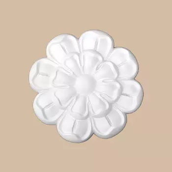 Розетка потолочная DECOMASTER 80125 (d нар. 125мм, h=20мм)