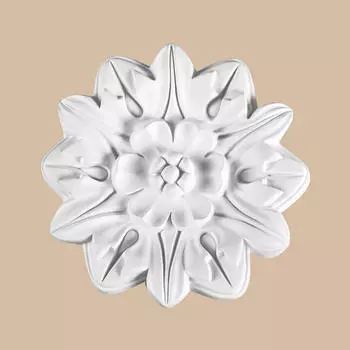 Розетка потолочная DECOMASTER 80195 (d нар. 195мм, h=25мм)