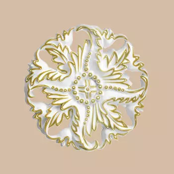 Розетка потолочная DECOMASTER 88125-54 (d нар. 125мм)