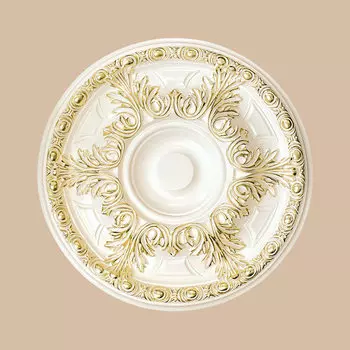 Розетка потолочная DECOMASTER DR-309-54 (d нар. 485, d вн. 140, h=48мм)