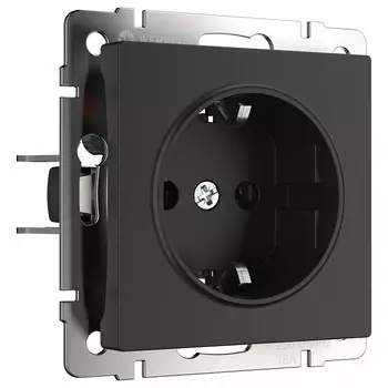 Розетка с заземлением без рамки Werkel W117 7 W1171008
