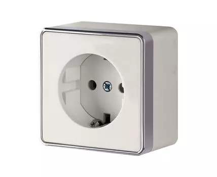 Розетка с заземлением Gallant WL15-02-01