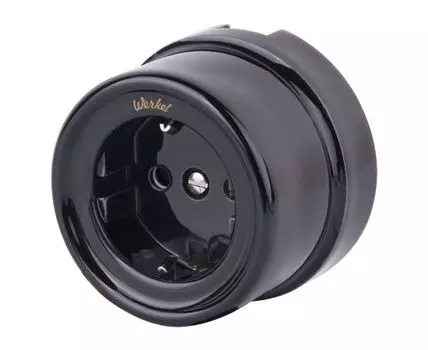 Розетка с заземлением Ретро WL18-03-01