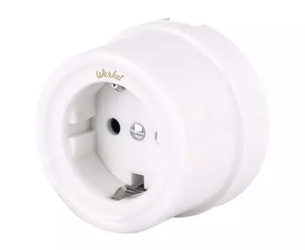 Розетка с заземлением Ретро WL18-03-01