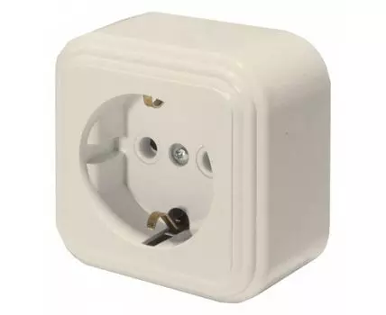 Розетка с заземлением Stekker Брест 49059