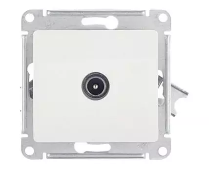 Розетка телевизионная Schneider Electric Glossa GSL000191 оконечная скрытая установка белый