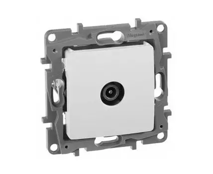 Розетка TV 10дБ оконечная Белый. Legrand Etika