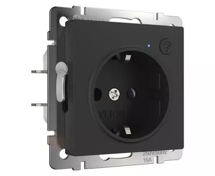 Розетка Wi-Fi (черный матовый) Werkel