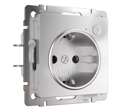 Розетка Wi-Fi (серебряный) Werkel