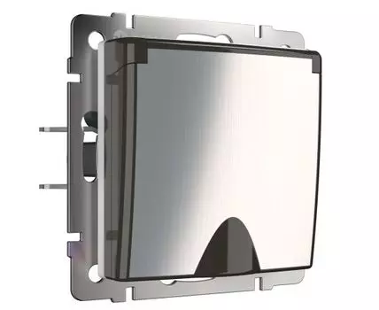 Розетка влагозащ. с зазем. с защит. крышкой и шторками Werkel WL02-SKGSC-01-IP44