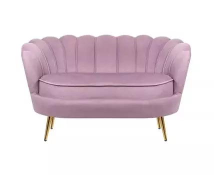 Розовый диван Pearl double pink