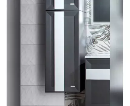 Ручка для подвесного шкафа БЕРЛИН 90 Белый глянец