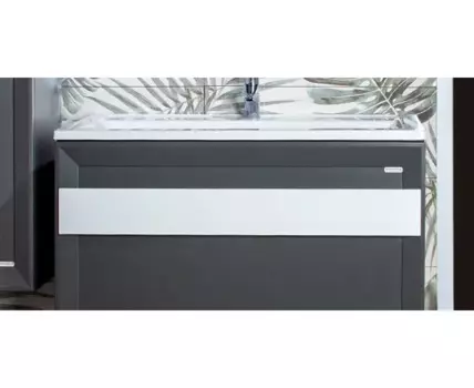 Ручка для тумбы БЕРЛИН 80 Белый глянец