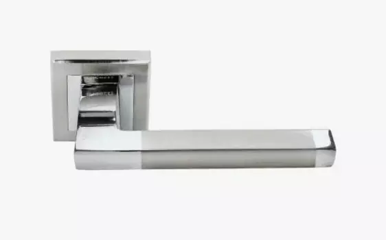 Ручка Rucetti RAP 17-S Белый никель / полированный хром