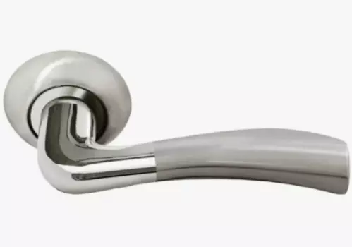 Ручка Rucetti RAP 19 Белый никель / полированный хром