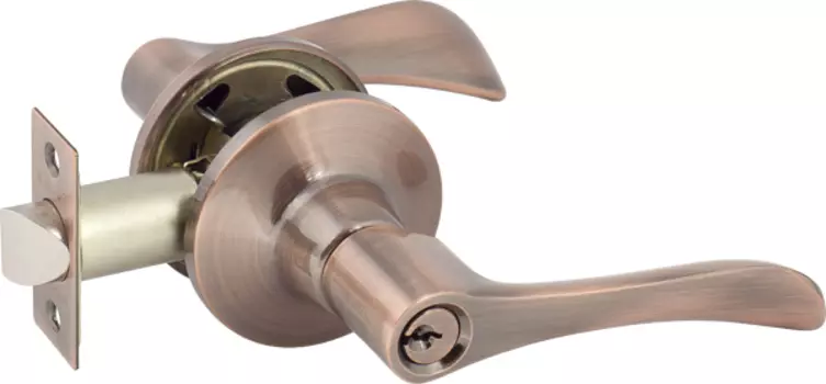 Ручка-защелка 891 (с ключом) Золото