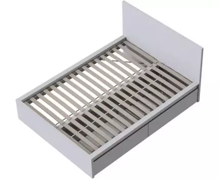 S00975 Варма Сэнг 140 кровать, 156х208х100/38, белый