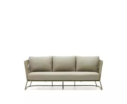 Saconca 3-местный садовый диван бежевый